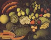 Henri Rousseau Still Life with Exotic Fruits oil